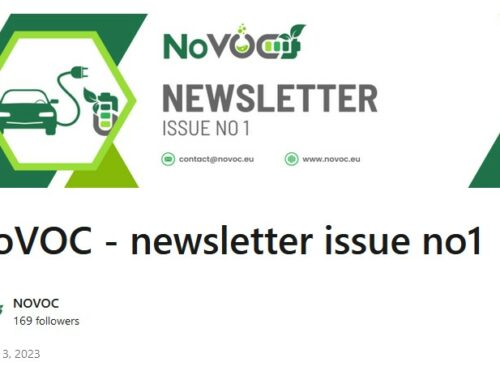 NoVOC – newsletter issue no1 published